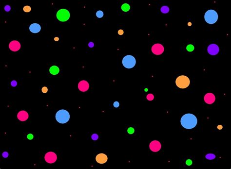 Neon Polka Dot Background Clip Art Library