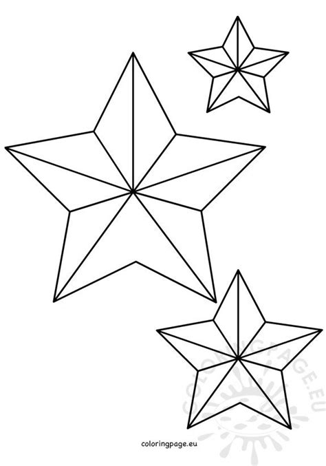 This is a great way to bond with your child as they enjoy the experience of making something special. Five Pointed Christmas Star shape - Coloring Page