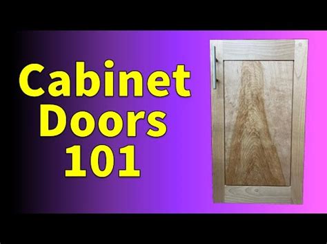 Maybe you would like to learn more about one of these? Furniture Making for Beginners - Cabinet Doors 101 - YouTube