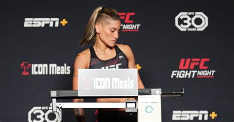 UFC Vegas Weigh In Results Priscila Cachoeira Misses By Pounds