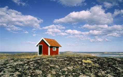壁纸1440×900瑞典 波罗的海海岸小屋壁纸壁纸文化之旅地理人文景观一壁纸图片 人文壁纸 人文图片素材 桌面壁纸