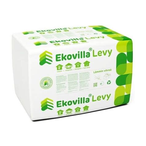 Ecoup Ekovilla Levy Zellulose Dämmmatte 87 X 58 Cm 100 Mm 6 Platt