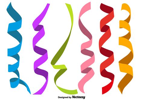 You can download streamer posters and flyers templates,streamer backgrounds,banners,illustrations and. Vector Colorful Party Streamers Set - Download Free ...