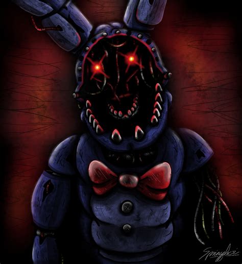 Face Off Withered Bonnie Fan Art Rfivenightsatfreddys