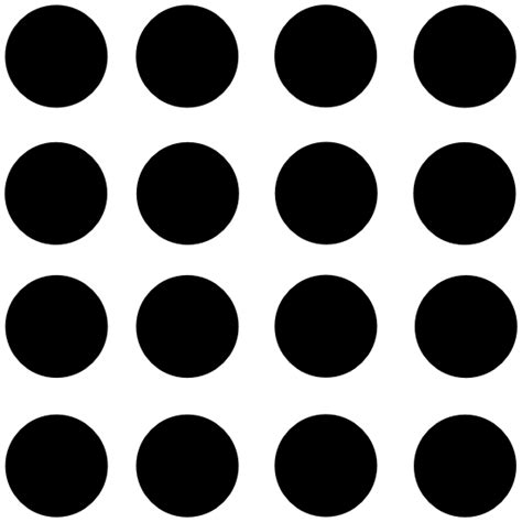 Polka Dot Circle Shapes Sticker