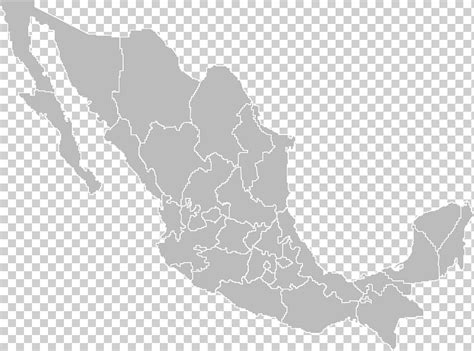 Divisiones Administrativas Del Mapa De Mexico Boda Mexicana Gris