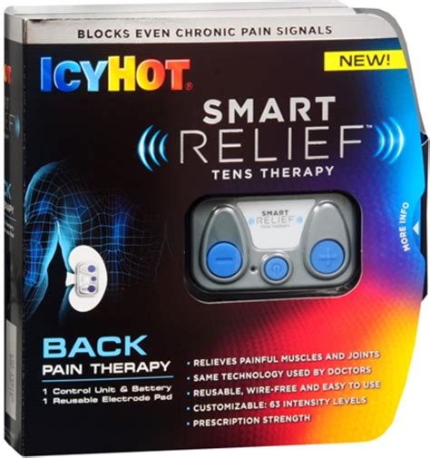 Icy Hot Smart Relief Tens Therapy Starter Kit Ea Pack Of 4