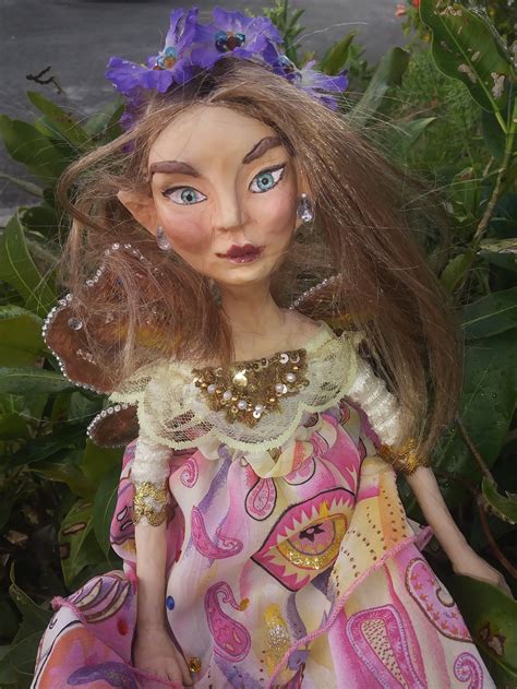 Woodland Fairyboudoir Doll Polymer Clay Fairy Fantasy Art Etsy