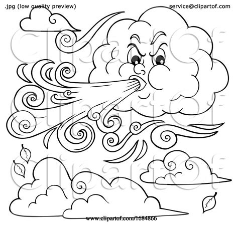 Cloud Blowing A Wind Storm By Visekart 1684866