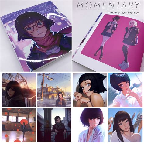 Momentary Kuvshinov Ilya Original Art Collection By Kuvshinov Ilya On