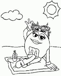 M coloring pages for kids. printable m&m coloring pages | Coloring Pages for Kids ...