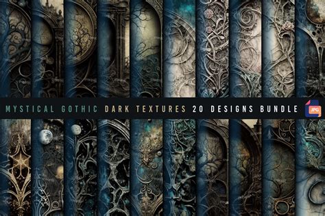 Mystical Gothic Dark Textures Graphic By Jijopero · Creative Fabrica