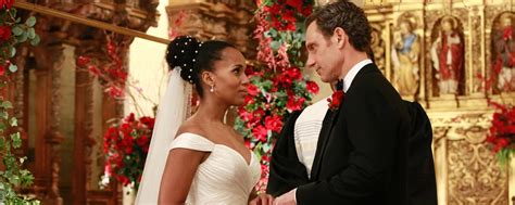 Scandal 100th Episode Recap See Olivia And Fitzs Wedding From Episode 10 Scandal