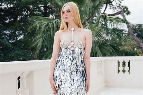 Elle Fanning In A Perfect Party Dress At Cannes Photos