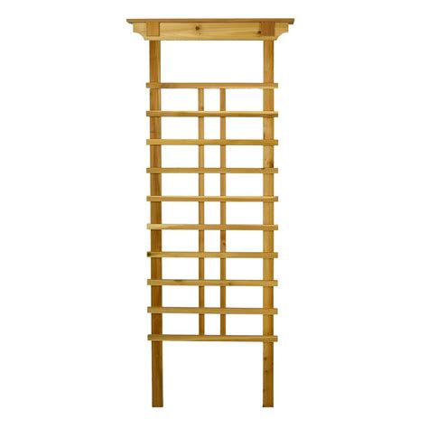 Use promo code new5 upon checkout. Unbranded 72 in. Cedar Tranquility Trellis-8621146 - The ...