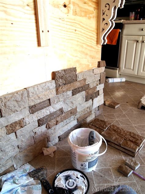A classic breakfast bar is a portable worktop that is a functional extension of the work surface. Adding stone to the breakfast bar! - Reality Daydream
