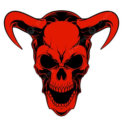 Monster Skull Hd Transparent Red Monster Skull Head Skull Skull Art
