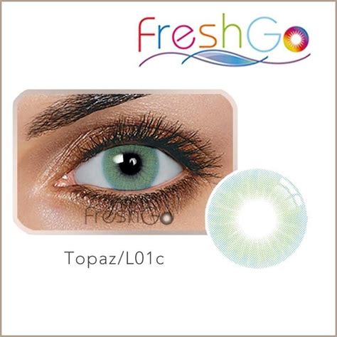 Topaz Coloured Non Prescription Color Contacts For Dark Eyes Canada