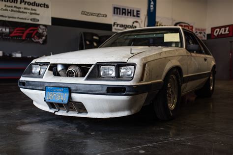 The Cars Of The 10k Drag Shootout Team Bigun 1986 Ford Mustang Gt