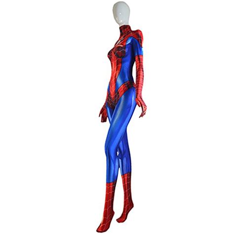 Ourworth Mj Jamie Spider Cosplay Costume Mary Jane Girl Bodysuit