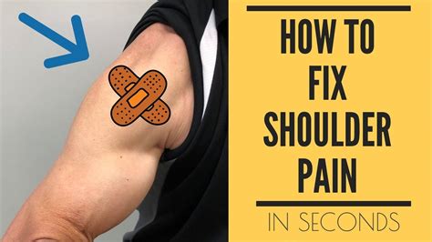 How To Fix Shoulder Pain In Seconds This Works Updated Youtube