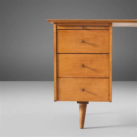 Paul Mccobb Writing Desk In Maple For Sale At 1stdibs