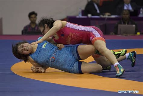 Highlights At Asian Wrestling Championships Feb Xinhua