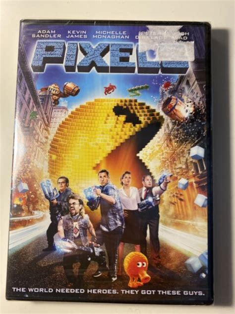 Pixels Dvd 2015 Adam Sandler Kevin James New Sealed Rated Pg 13 Ebay
