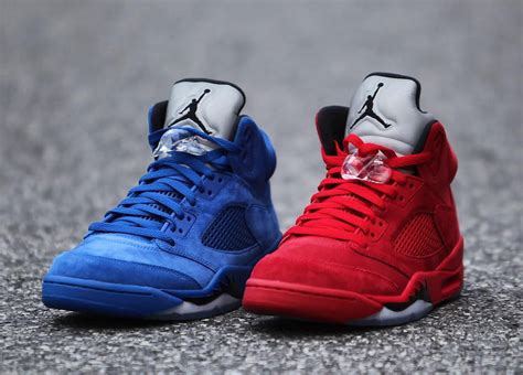 Team options, like the green and yellow oregon. Air Jordan 5 Blue Suede 136027-401 Release Date | SneakerFiles