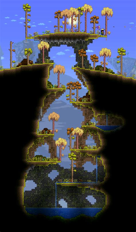Custom Mini Biome Build The Valley Terraria Terraria Memes Terraria