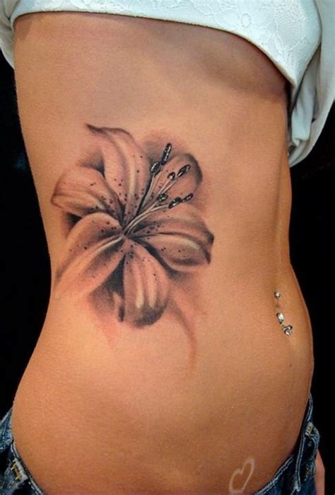 15 No Line Flower Tattoos You Must Love - Pretty Designs