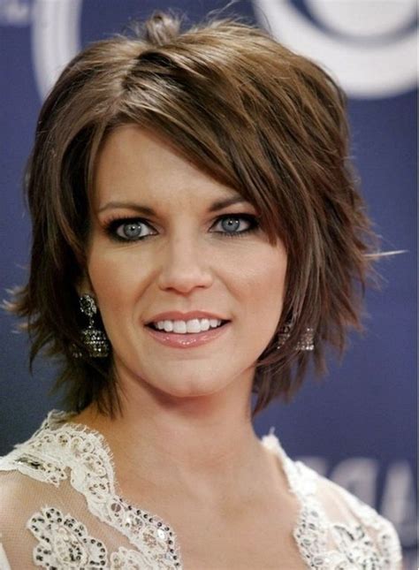 Such short haircuts for women over 50 suit both perfectly straight and stubborn curly hair. best-layered-shag-hairstyle-that-older-women-can-try ...