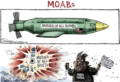 Mother Of All Bombs Editorial Cartoons