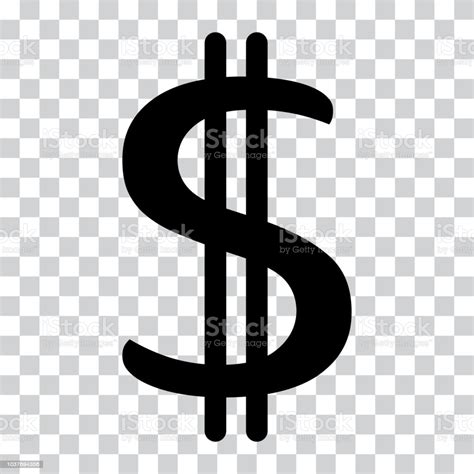 They must be uploaded as png files, isolated on a transparent background. Dollar Sign Usd Currency Symbol Money Label Black Icon On ...