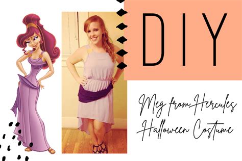 Megara costume plus size meg costume park style. DIY Meg from Hercules Halloween Costume | Ginger and Ivory