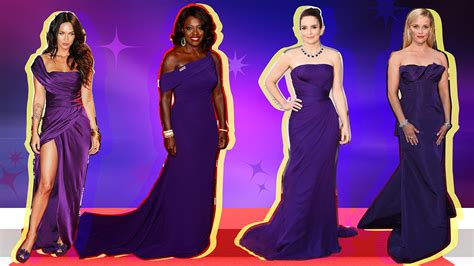 Plum Dress Red Carpet