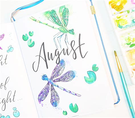 August Bullet Journal Setup ⋆ Sheena Of The Journal