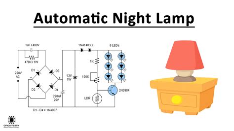 When the light intensity is low, the in this dark detector circuit, the 555 timer ic is in astable mode. Automatic Night Lamp using Light Dependent Resistor (LDR)