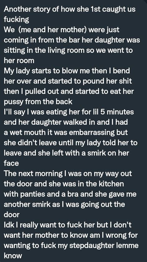 Pervconfession On Twitter His Step Daughter Caught Them