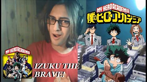 Izuku The Brave My Hero Academia Season 1 Episode 4 Start Line