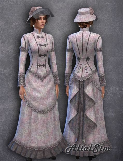 Victorian Lace Dress And Hat At Alial Sim Sims 4 Updates