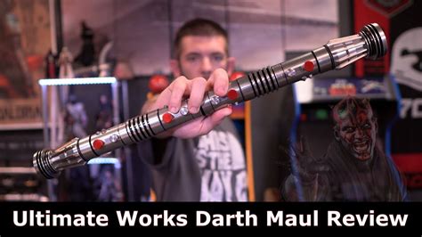 Ultimate Works Custom Darth Maul Lightsaber Review Youtube