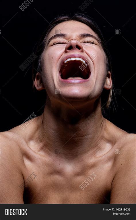 Screaming Woman On Image Photo Free Trial Bigstock