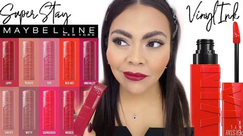 Super Stay Vinyl Ink Maybelline Rese A Youtube