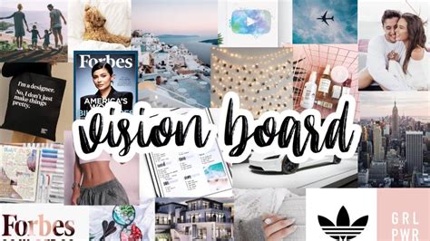 My Vision Board 2019 How To Create Your Digital Dream Board Youtube