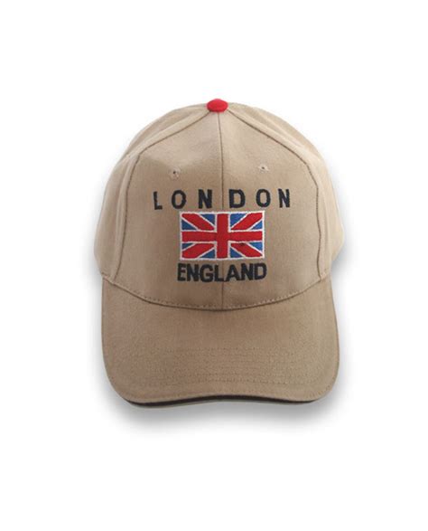 Baseball Cap London Flag England Cream The Souvenir Wholesaler