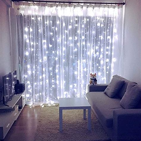 Led Curtain Lights Luvodi 3mx3m 300 Leds Window Fairy String Lights 8