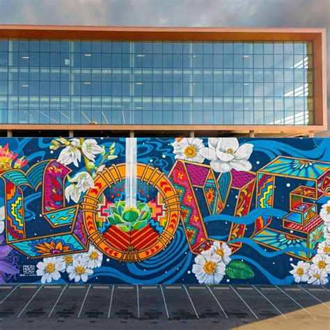 Dallas Is Going Crazy Right Now With Colorful Outdoor Statement Murals