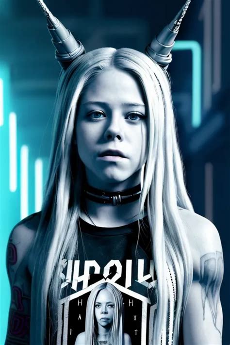 Dopamine Girl Avril Lavigne Naked Perfect Face High Quality Face
