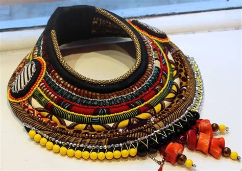 Necklace African Accessories African Jewelry African Print
